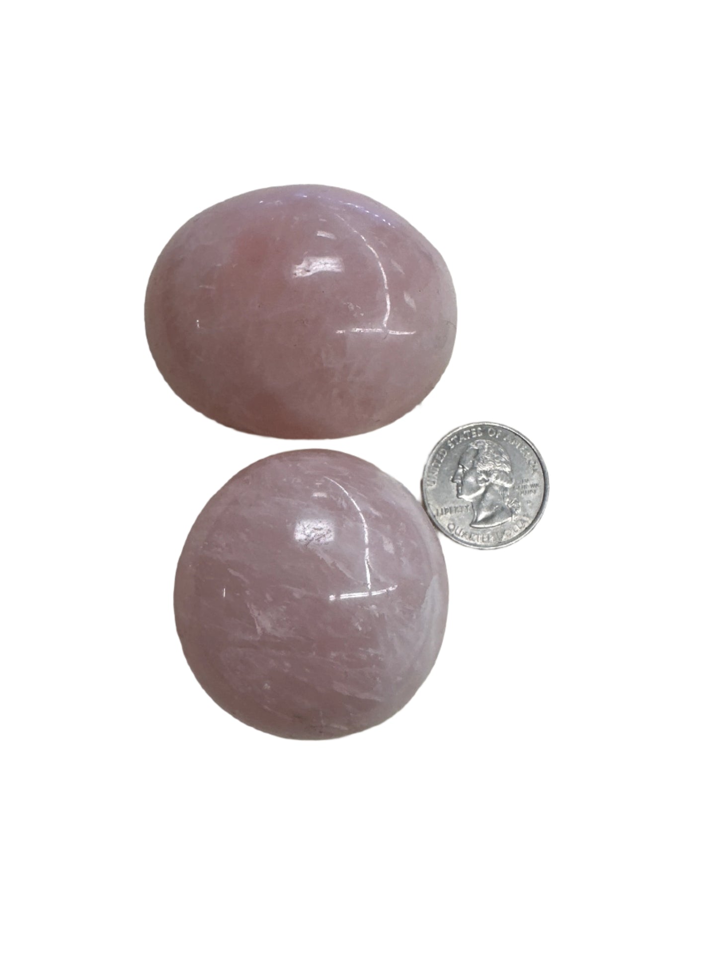 Rose Quartz Palm Stone