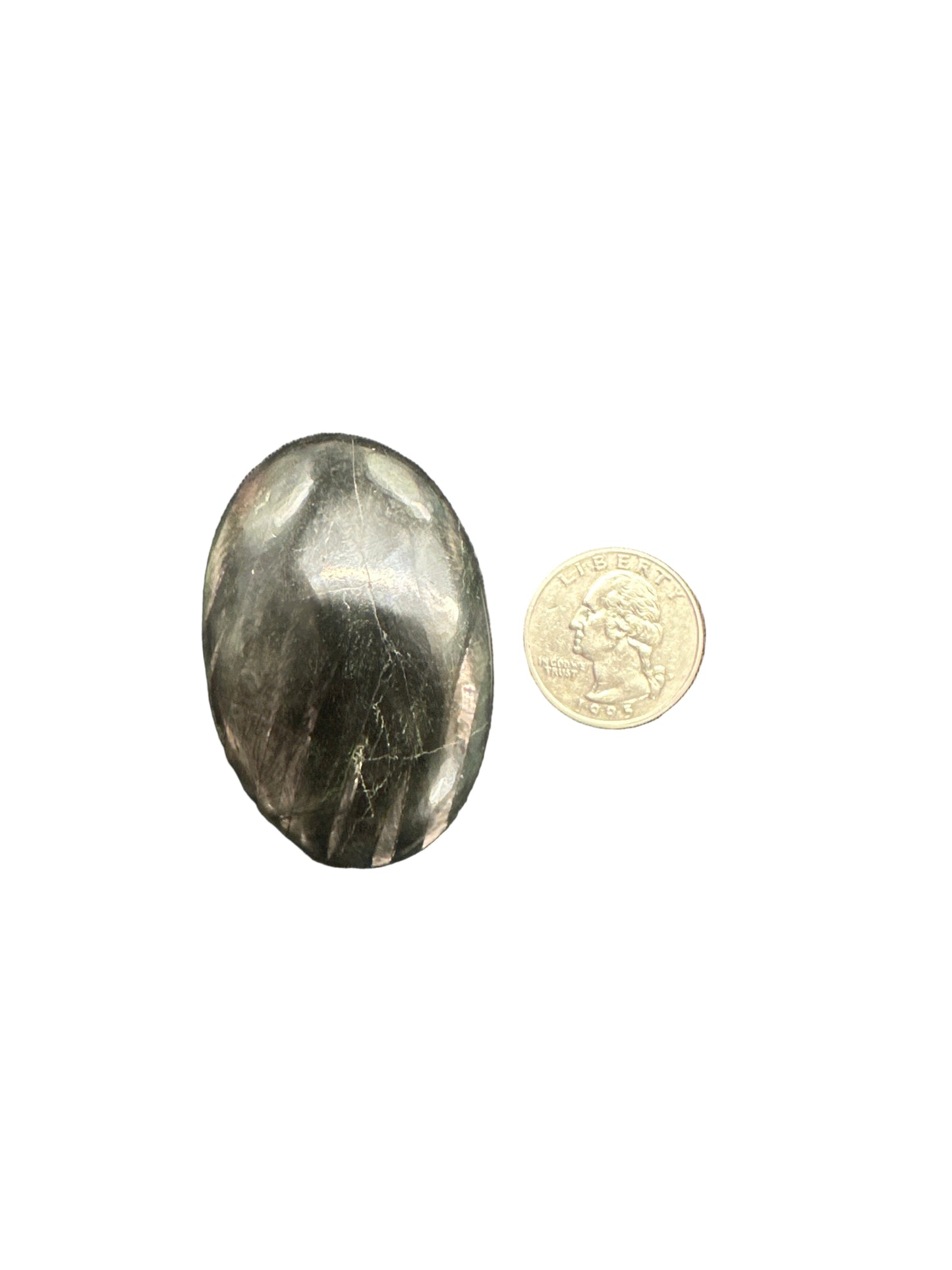 Hypersthene Palm Stone & Heart