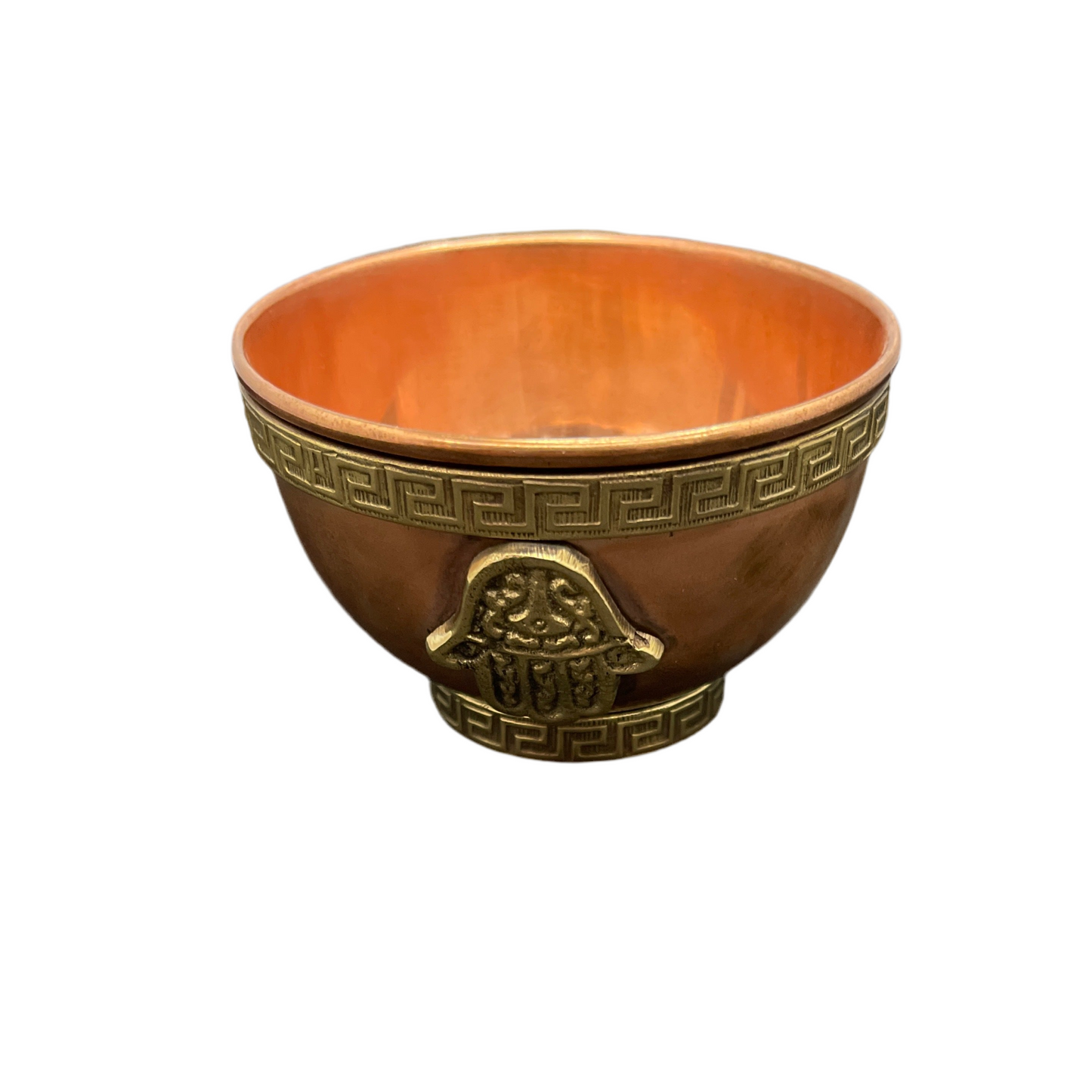 Hamsa Hand copper offering bowl