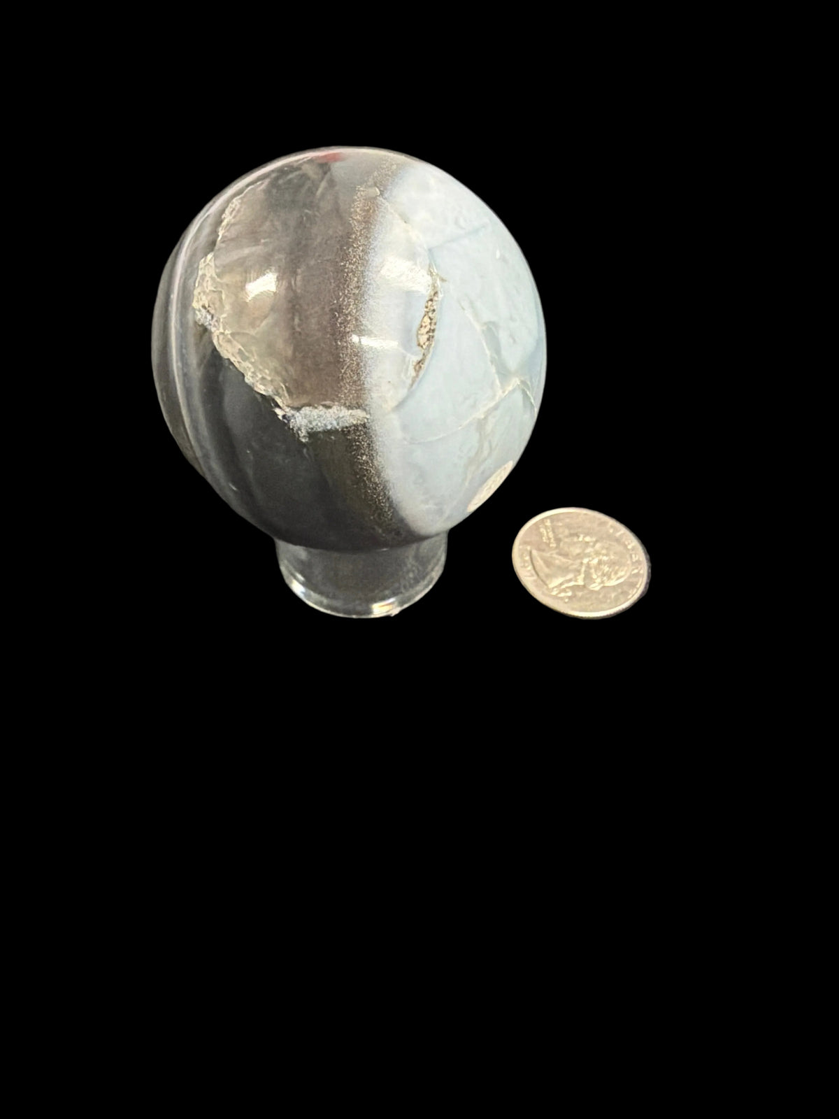 Blue Opal Sphere