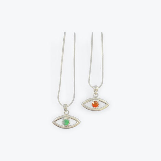 Gemstone Eye Necklace