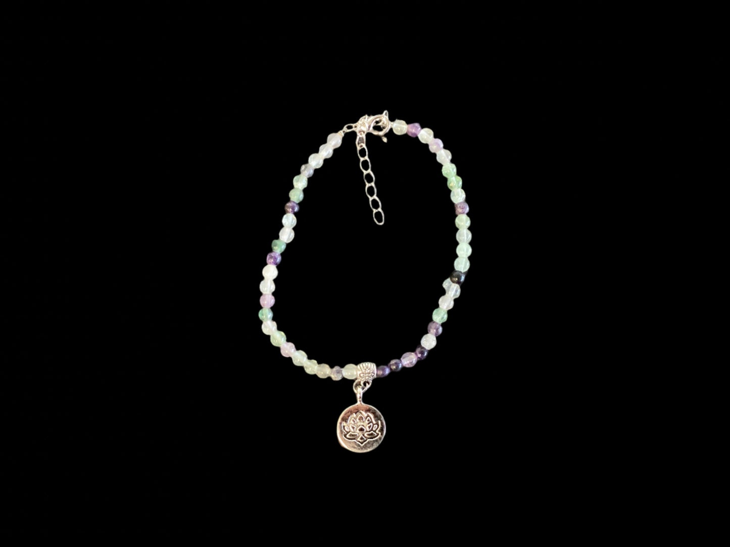 4MM Bracelet with Lotus