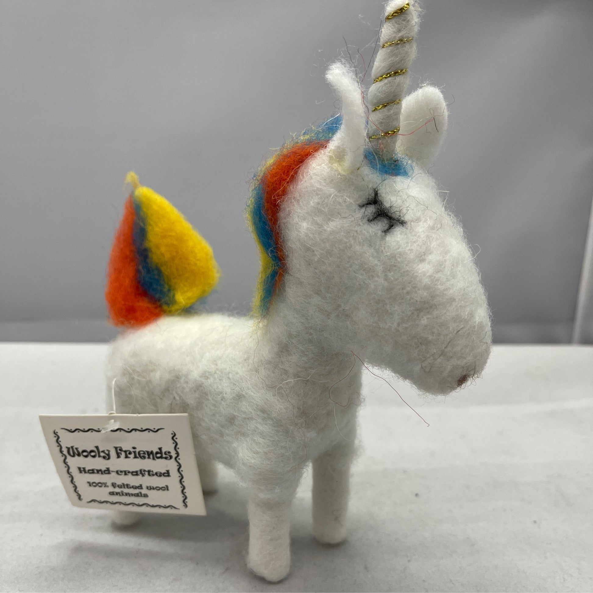 Unicorn Felted Woolie (Ulysses)