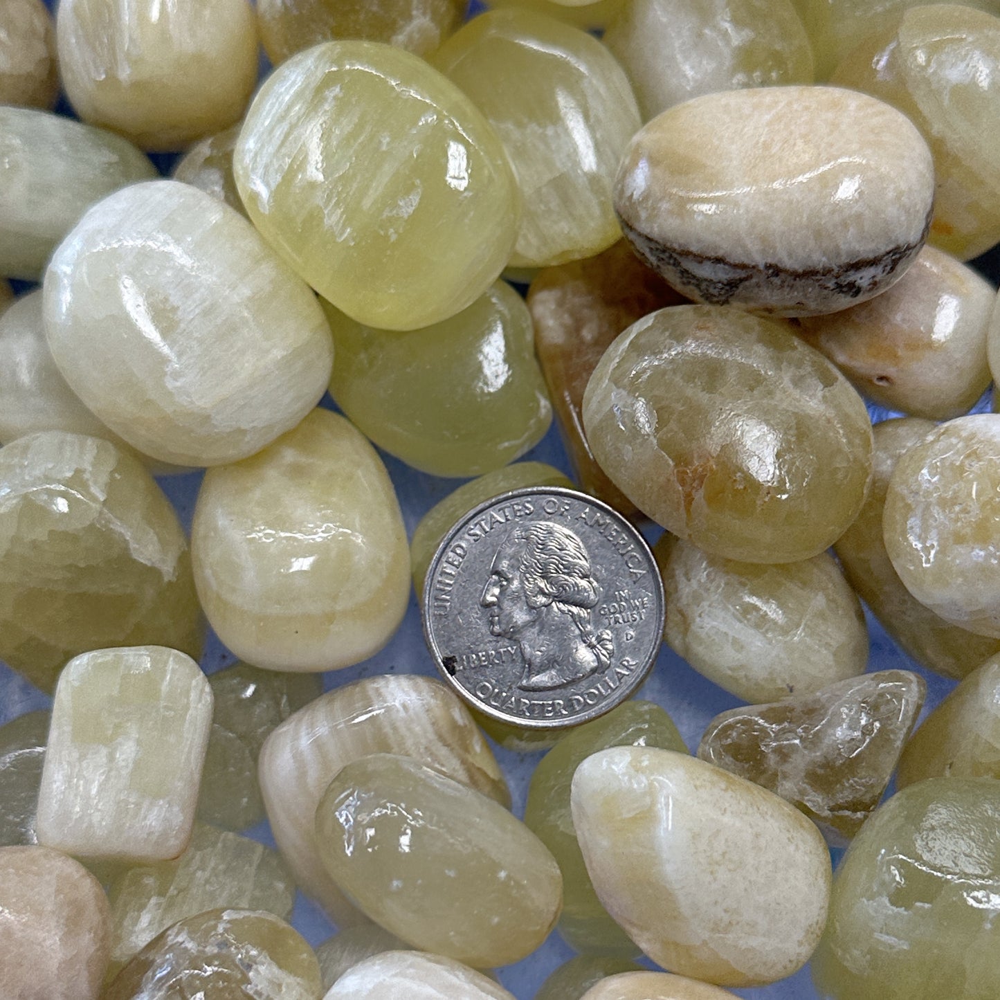 Pineapple Calcite Tumbled