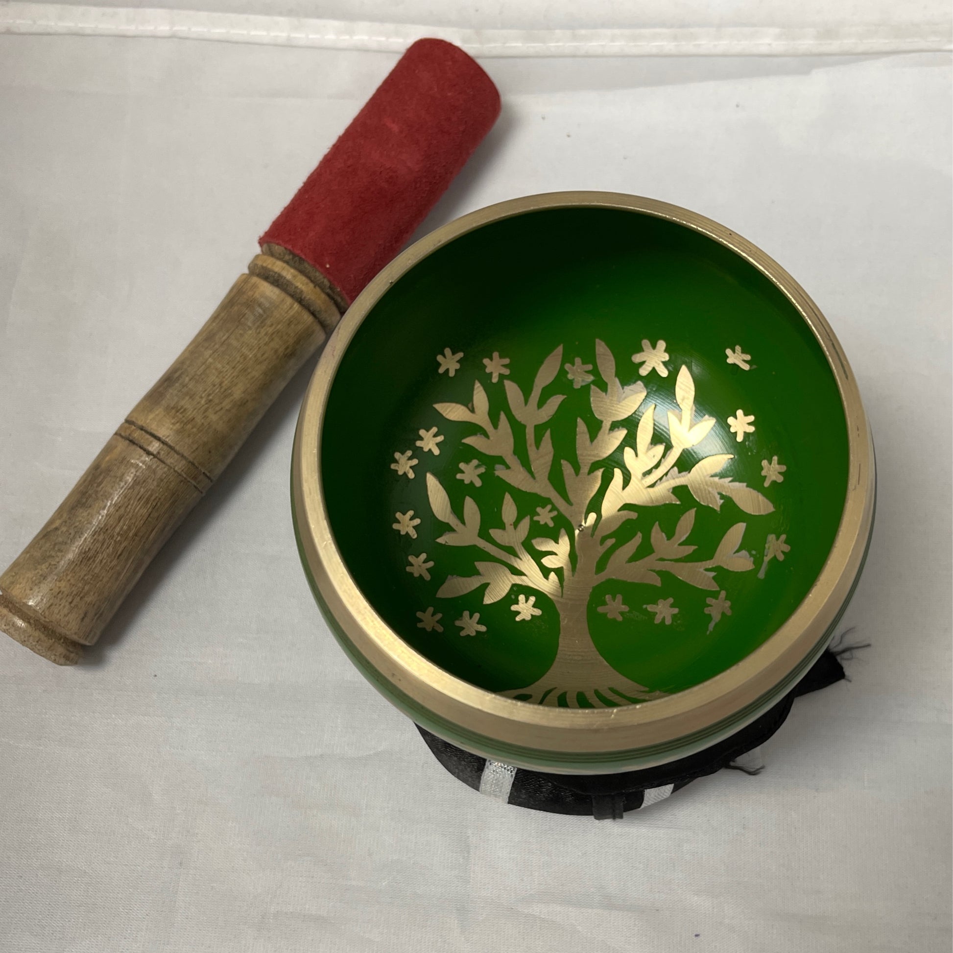 4” Tree of life brass singing bowl