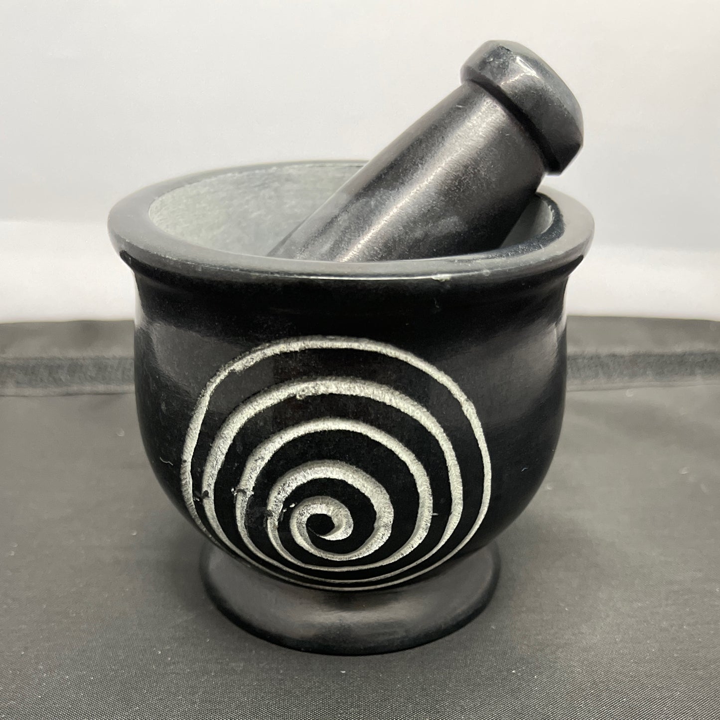 Spiral Mortar and Pestle 3"