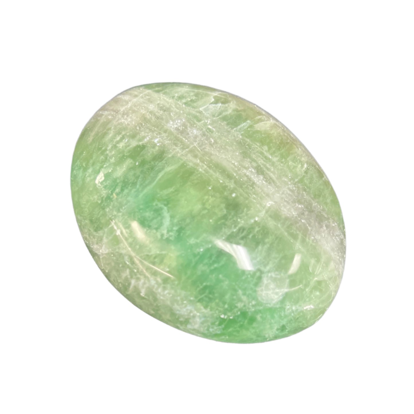 Fluorite palm stone