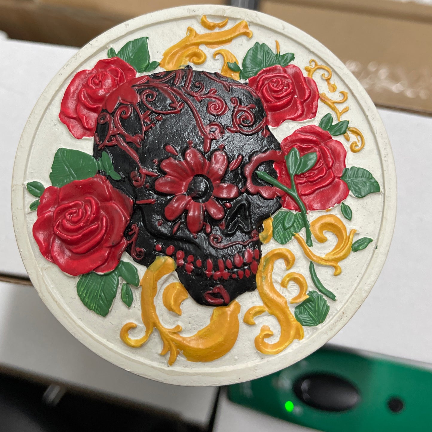 Black Sugar Skull Box