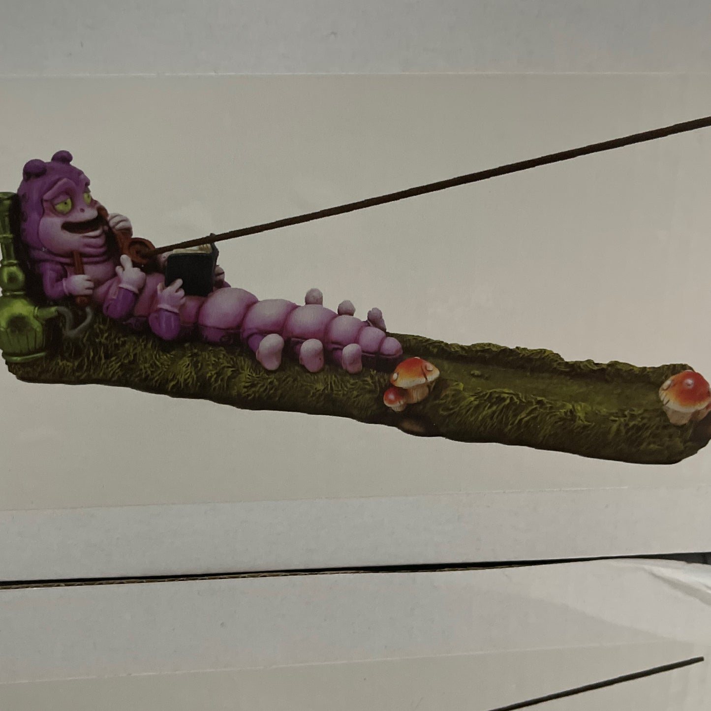 Smoking Caterpillar Incense Holder