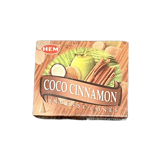 Hem Coco (Coconut) Cinnamon Incense Cones