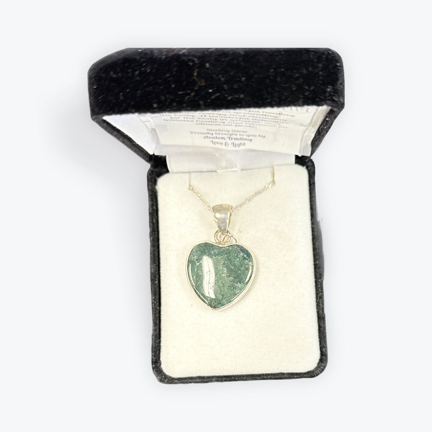 Bloodstone Heart Necklace