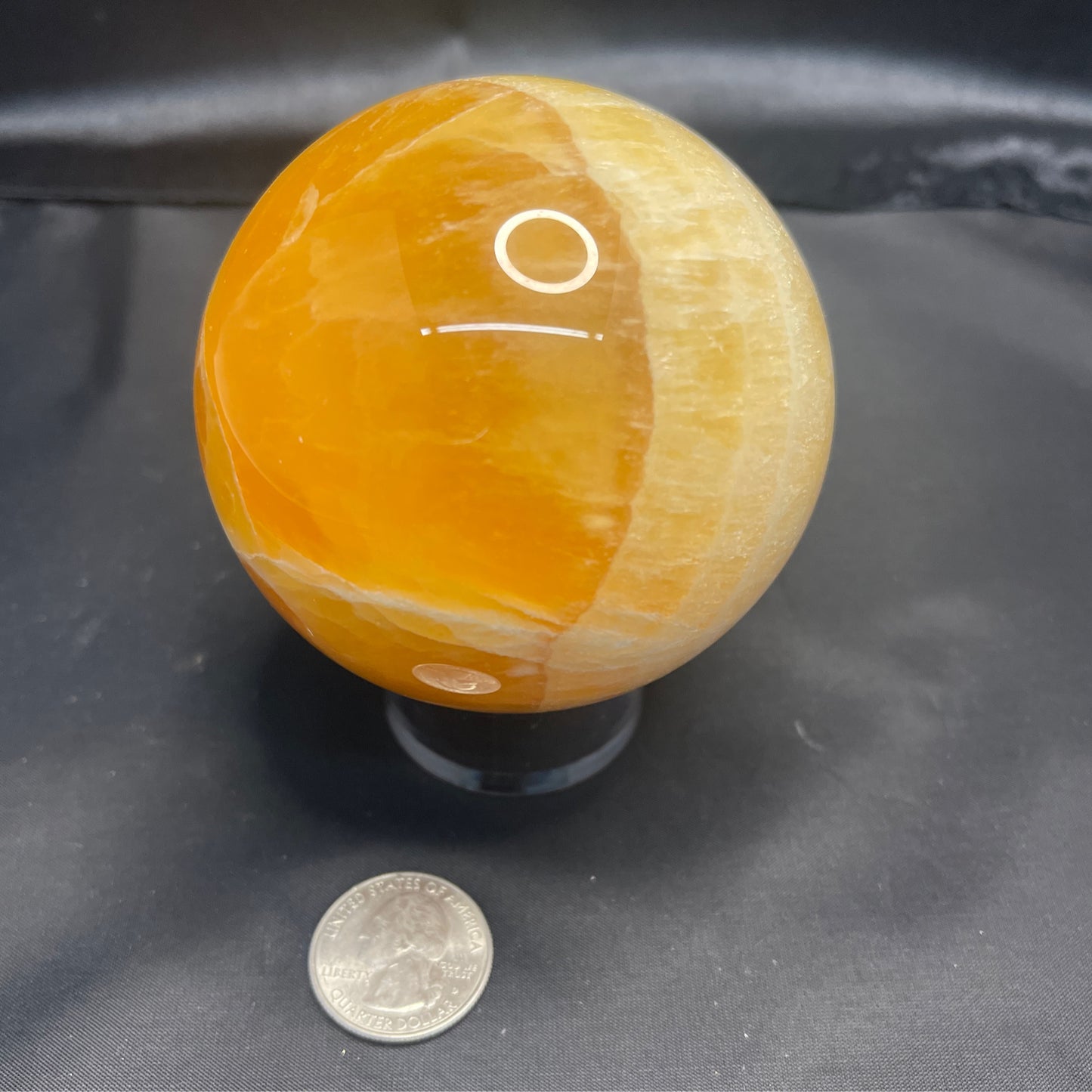 Orange Calcite Sphere