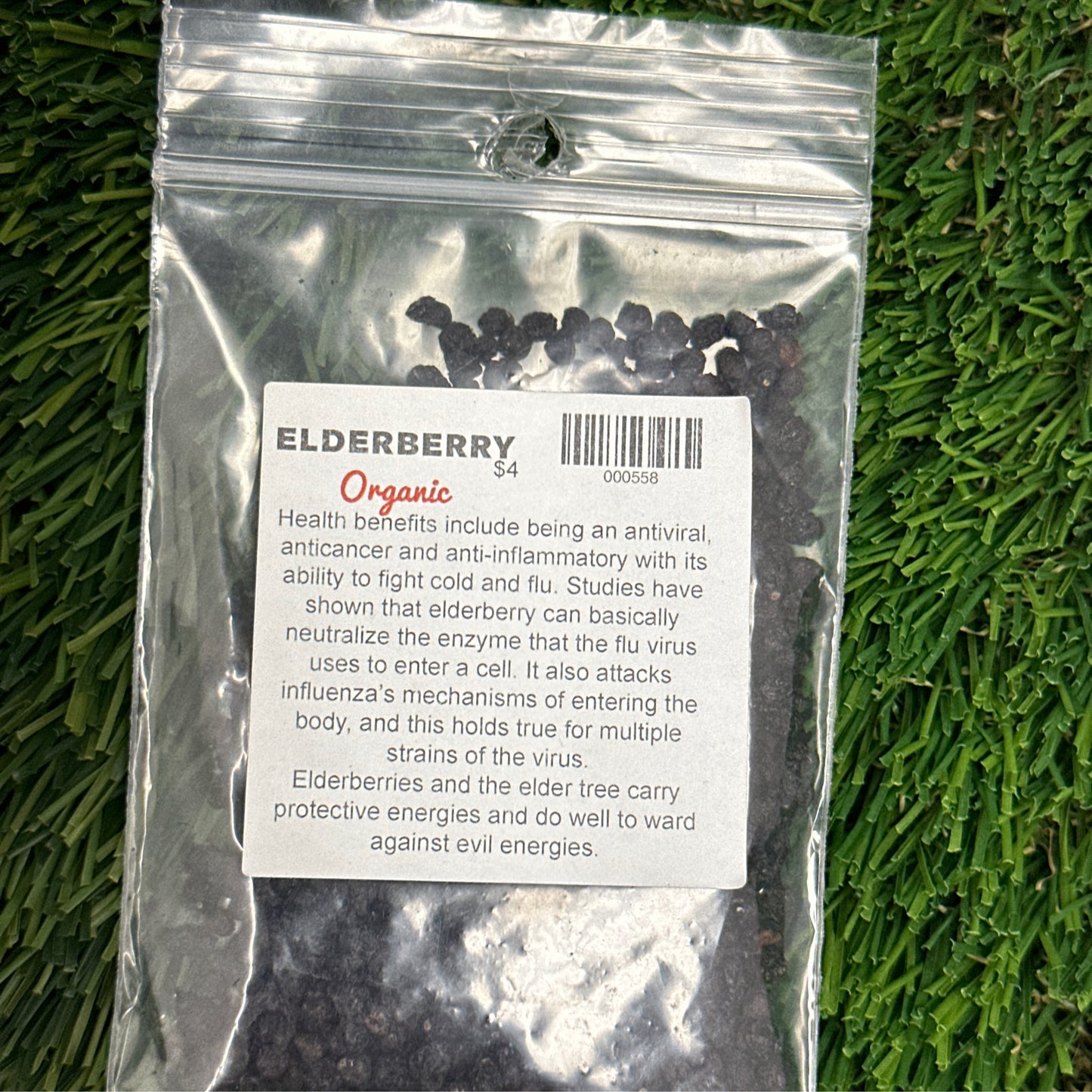 Elderberry 1/2 oz (Organic)