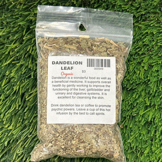 Dandelion Leaf 1/2 oz (Organic)