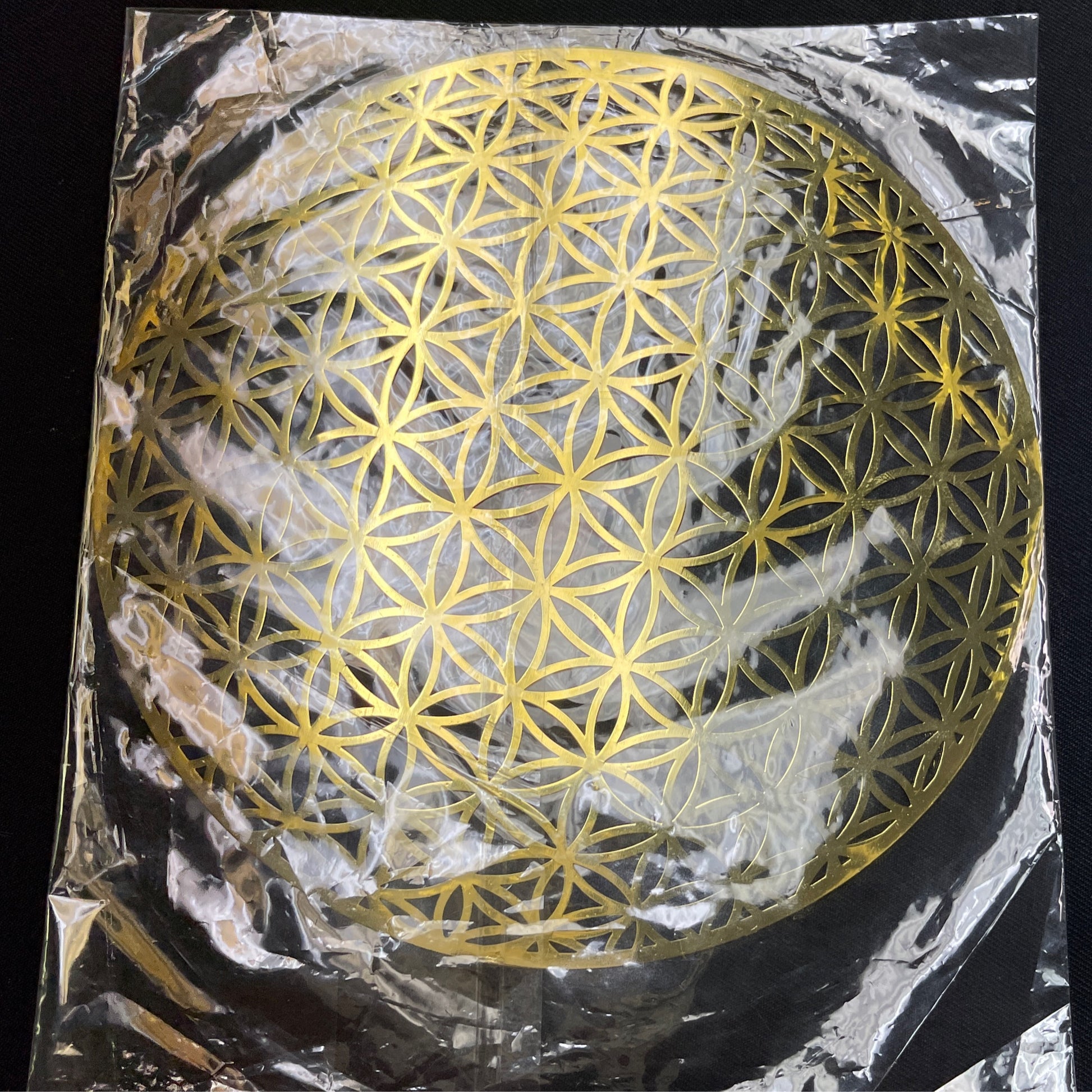 18kt Gold Crystal Grids