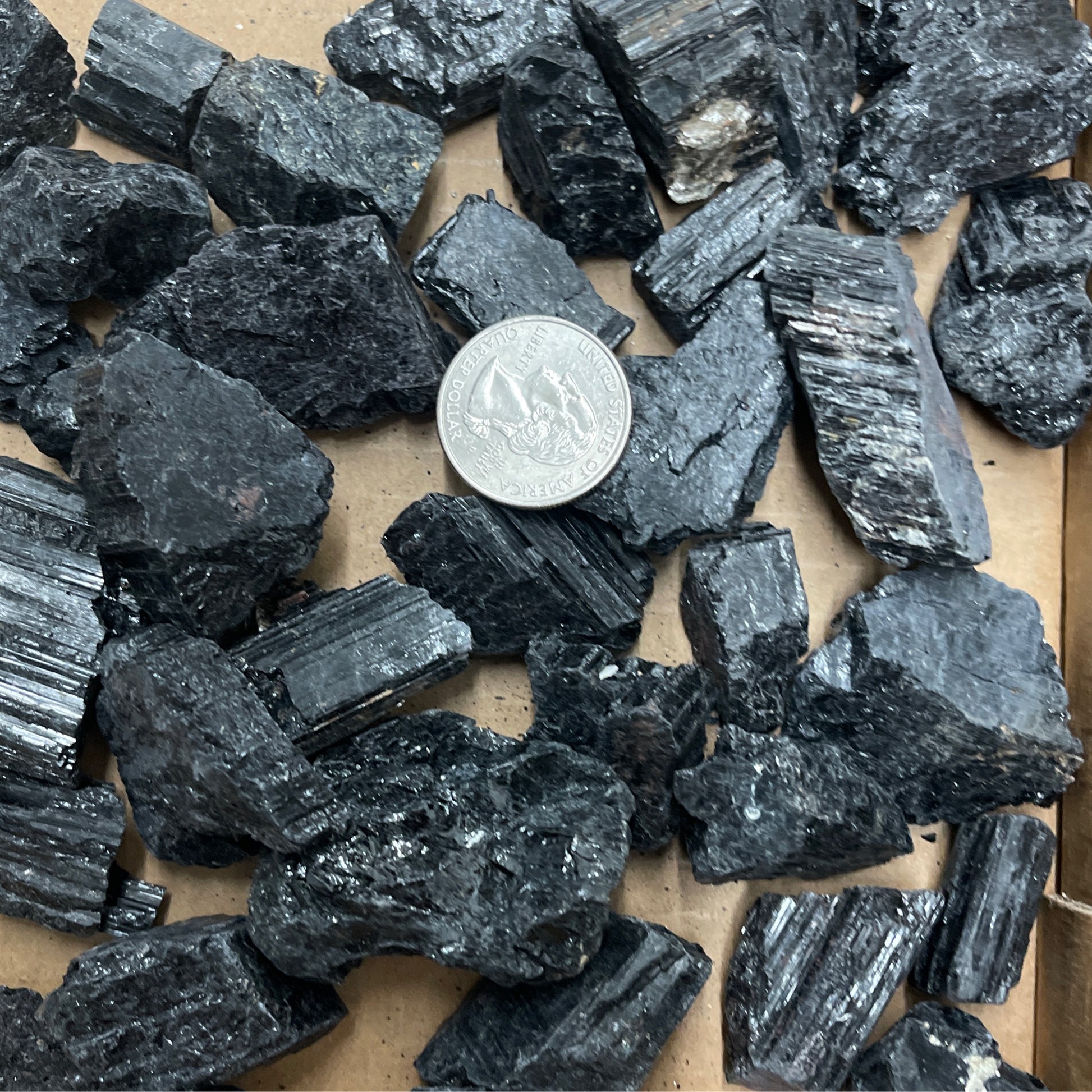 Black Tourmaline rough