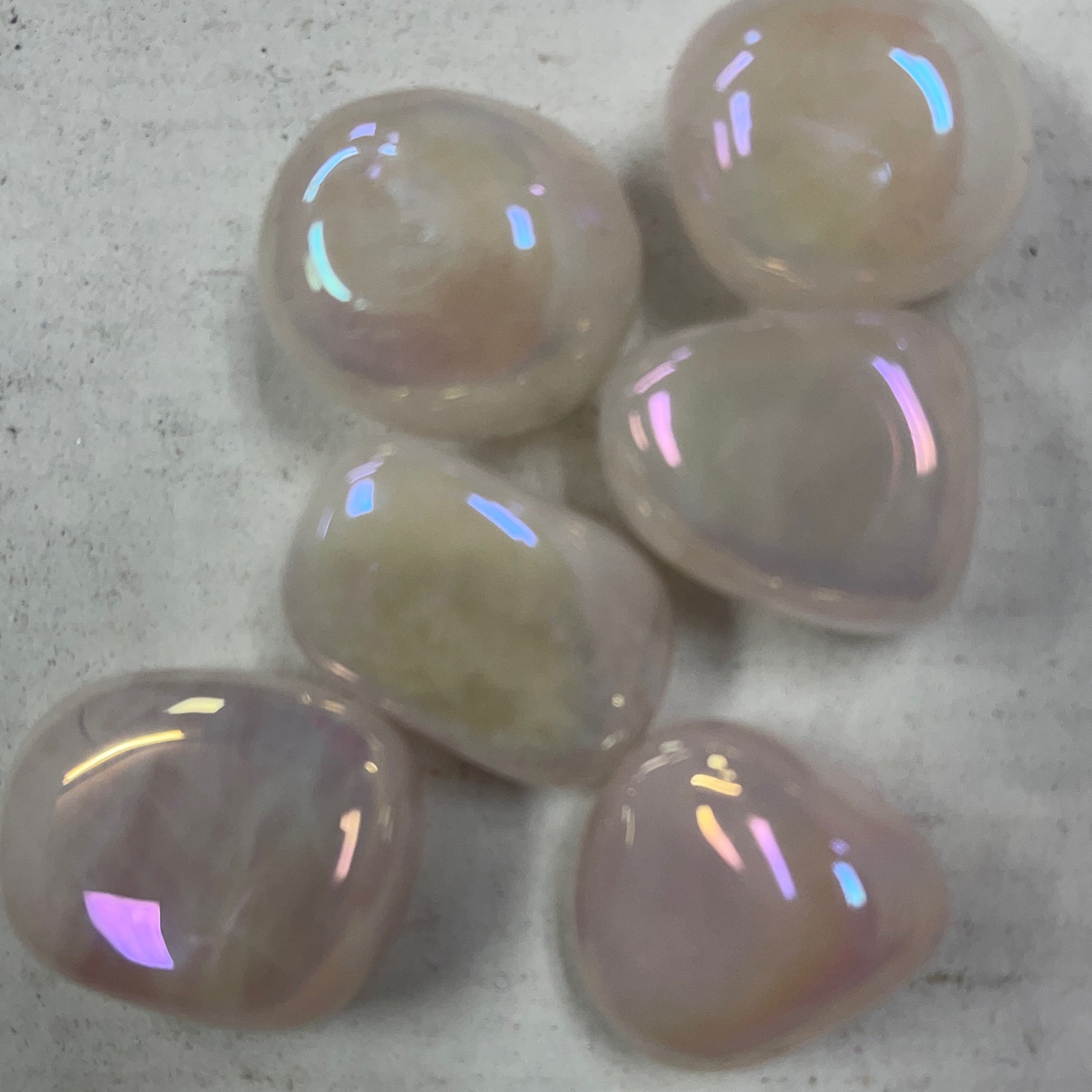 Angel Aura Coated Rose Quartz