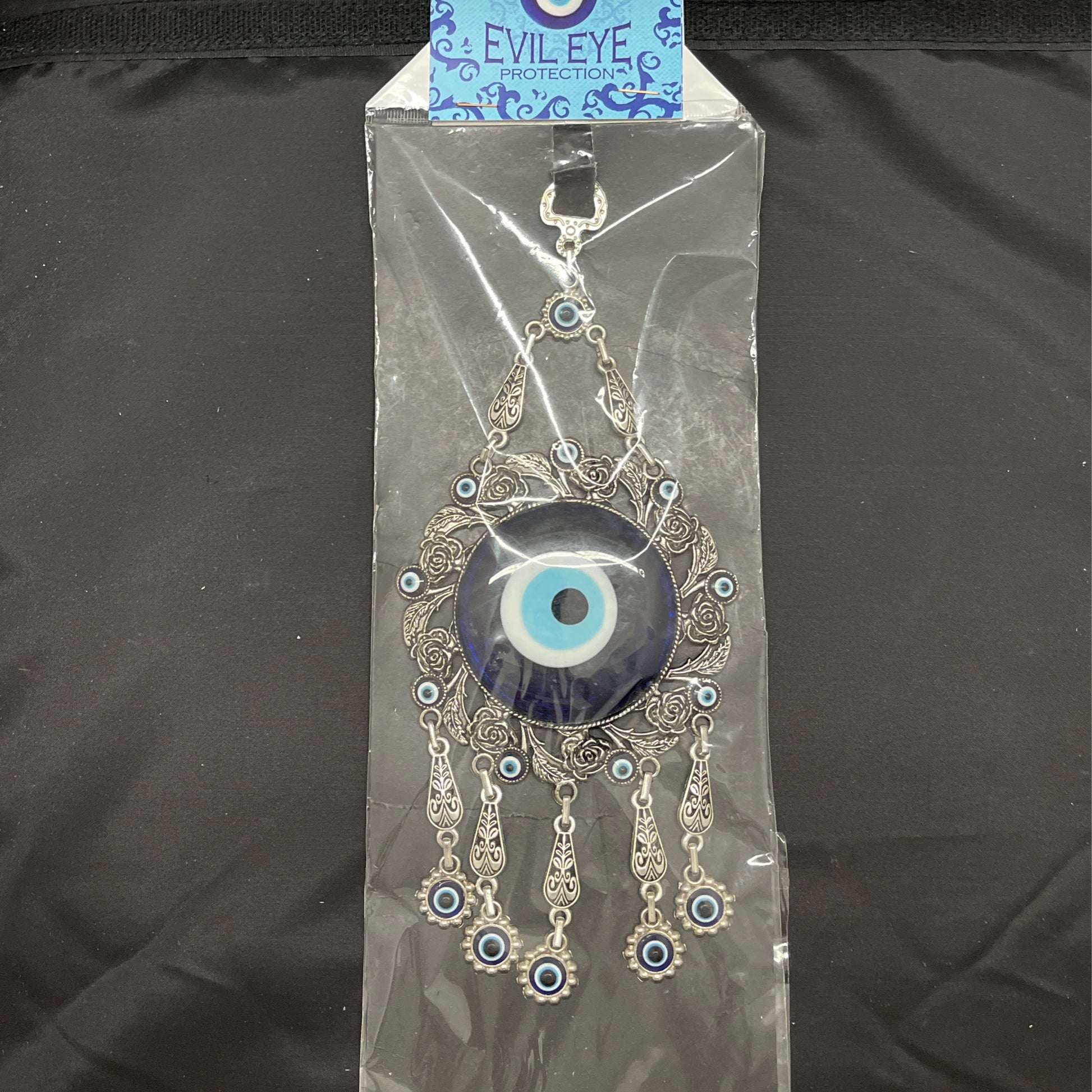 Evil Eye Wall Hanger with Roses