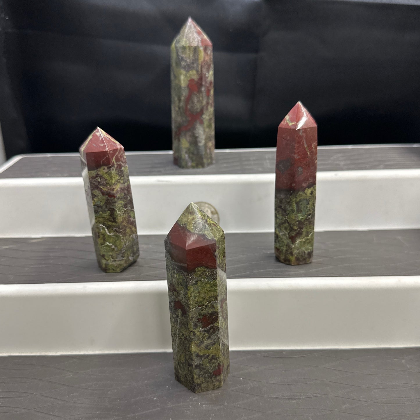 Dragons Blood Jasper Tower 4”H