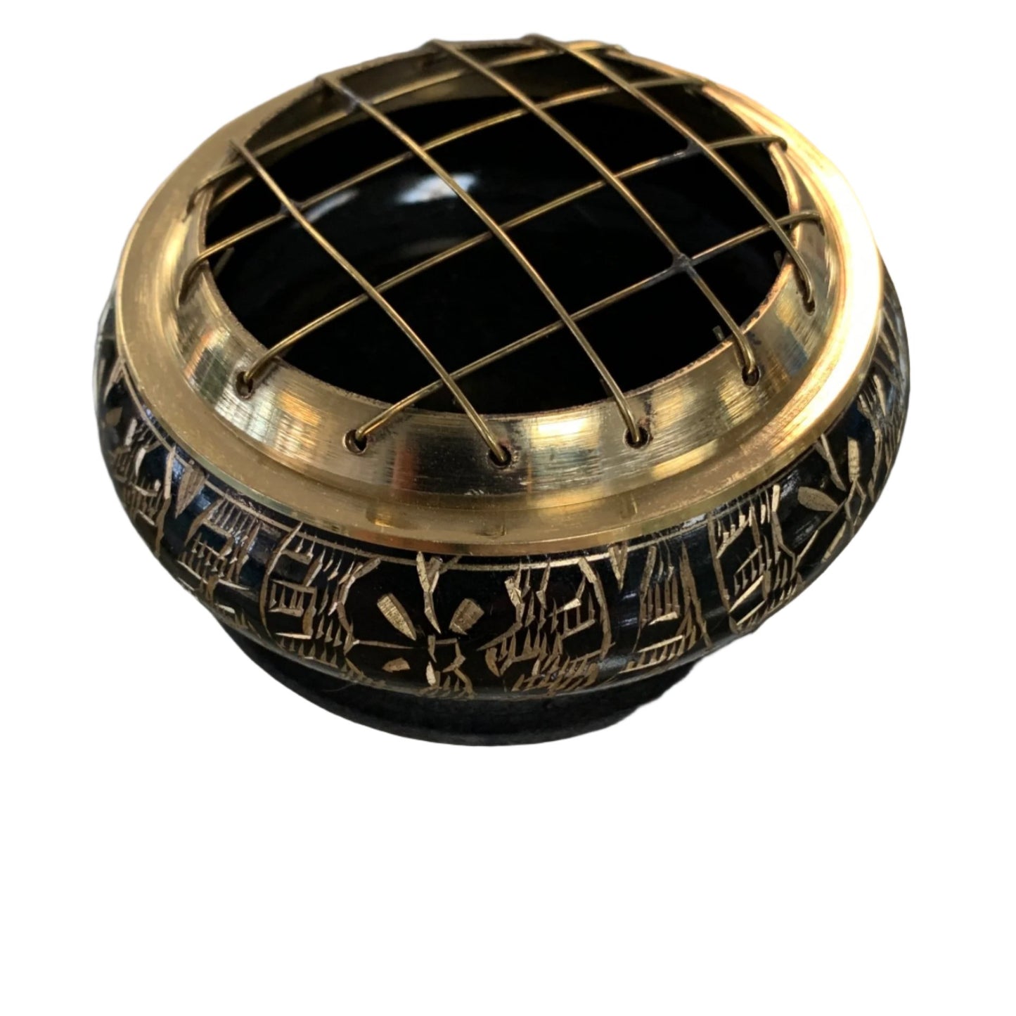 2.75" Black & Gold Charcoal Burner