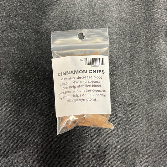 Cinnamon Chips 1/2 oz (Organic)