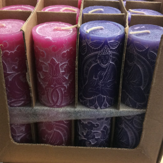 Buddha & Lotus Candle