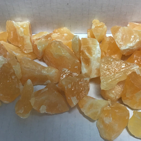 Tangerine Calcite rough