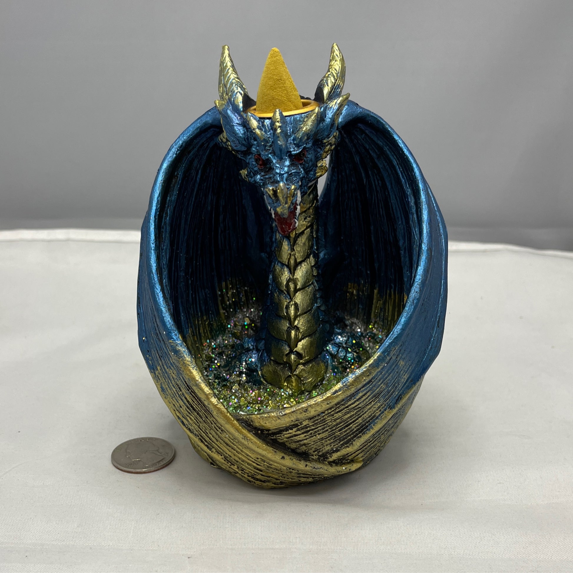 Dragon (Blue & Gold) Backflow Burner