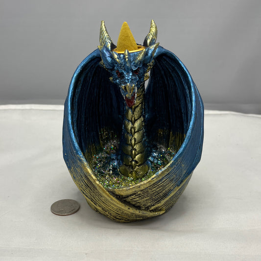 Dragon (Blue & Gold) Backflow Burner