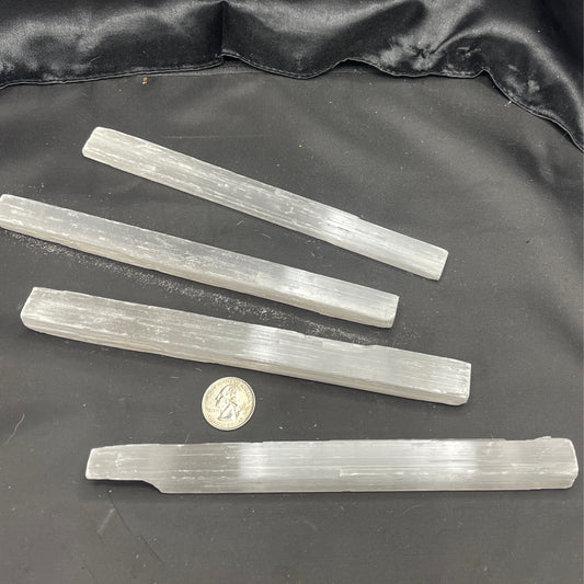 Selenite Sticks Rough 20 cm