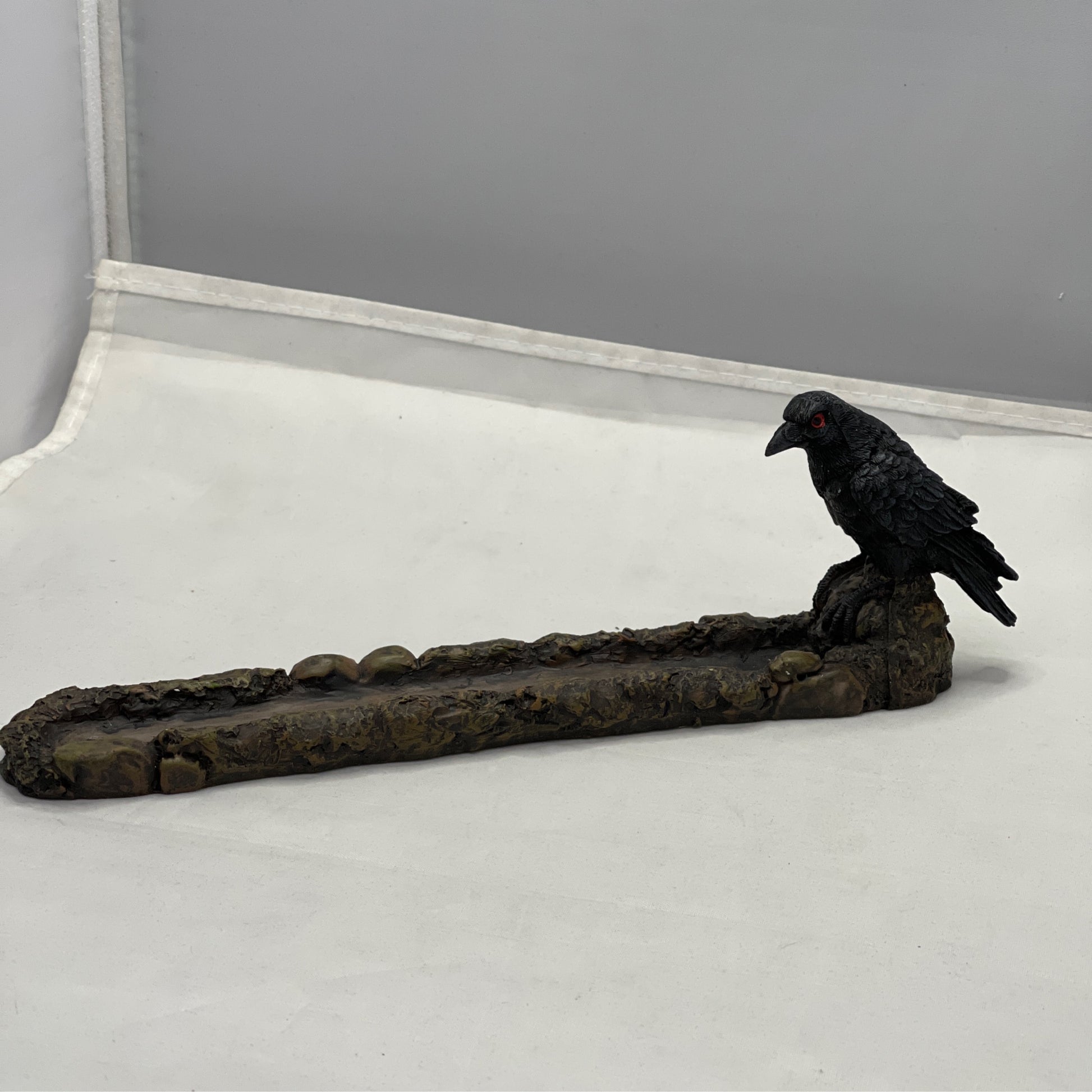 Raven incense burner