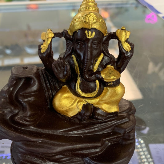 Gold Ganesh backflow burner