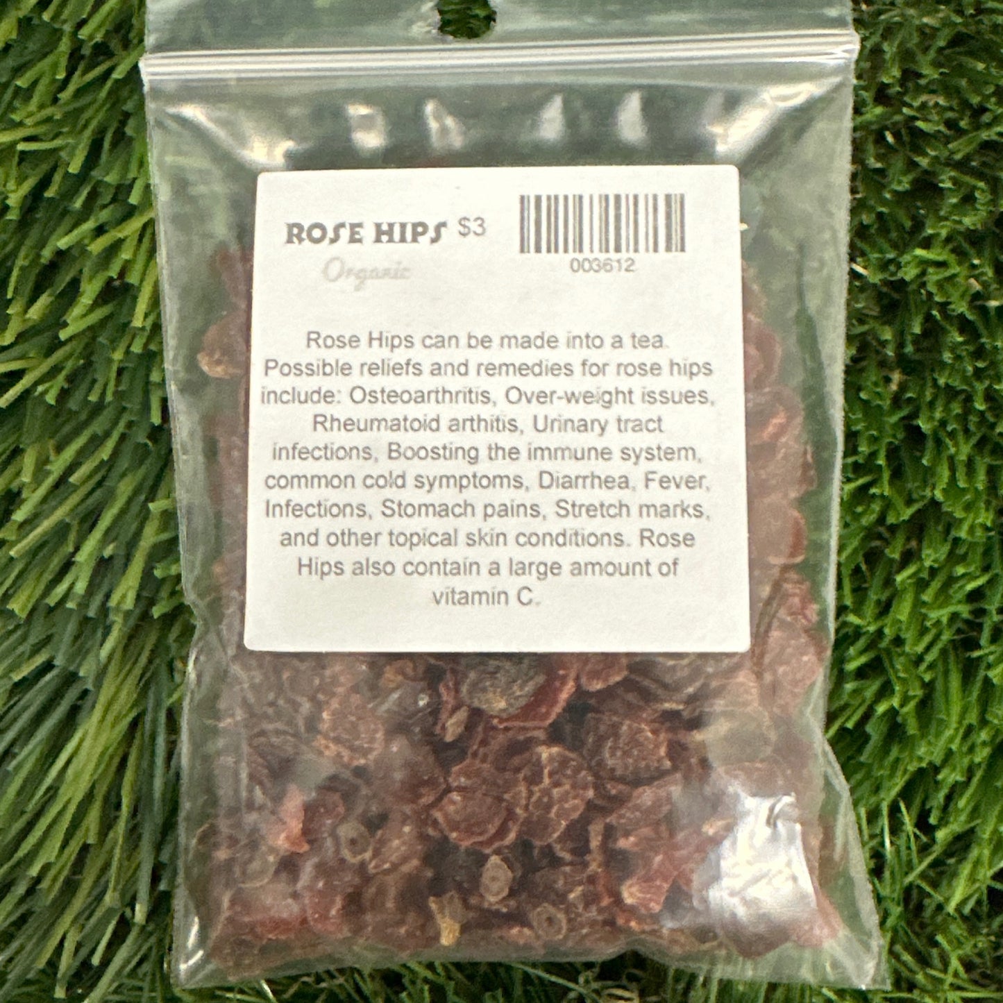 Rose Hips Whole 1/2 Oz (Organic)