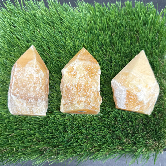 Orange Calcite Point