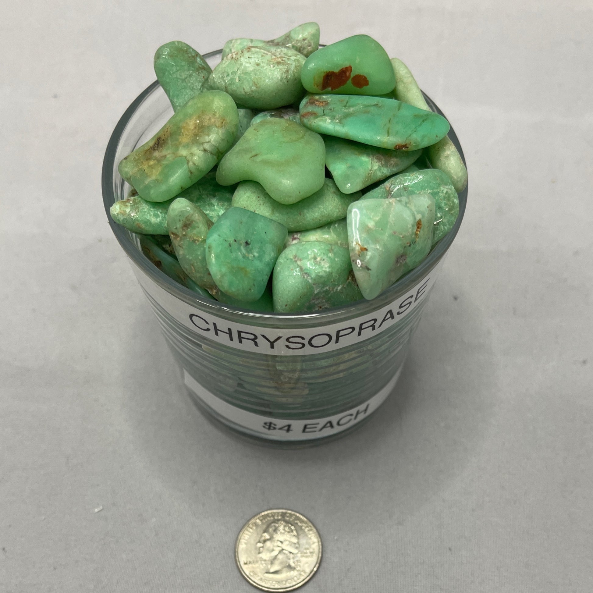 Chrysoprase Tumbled