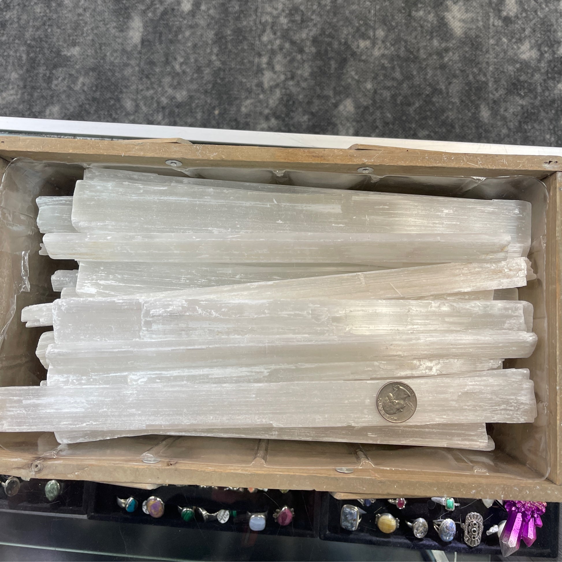 Selenite wand