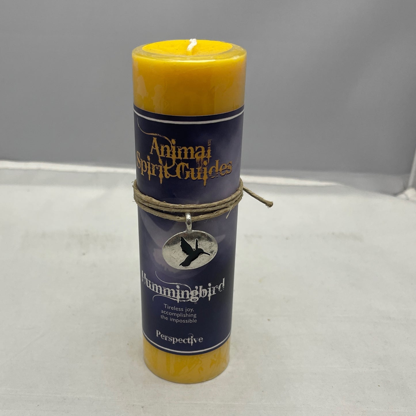 Animal Spirit Candle Hummingbird Gold-Dipped