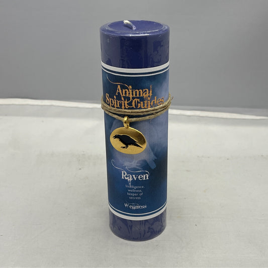 Animal Spirit Candle Raven Gold-Dipped