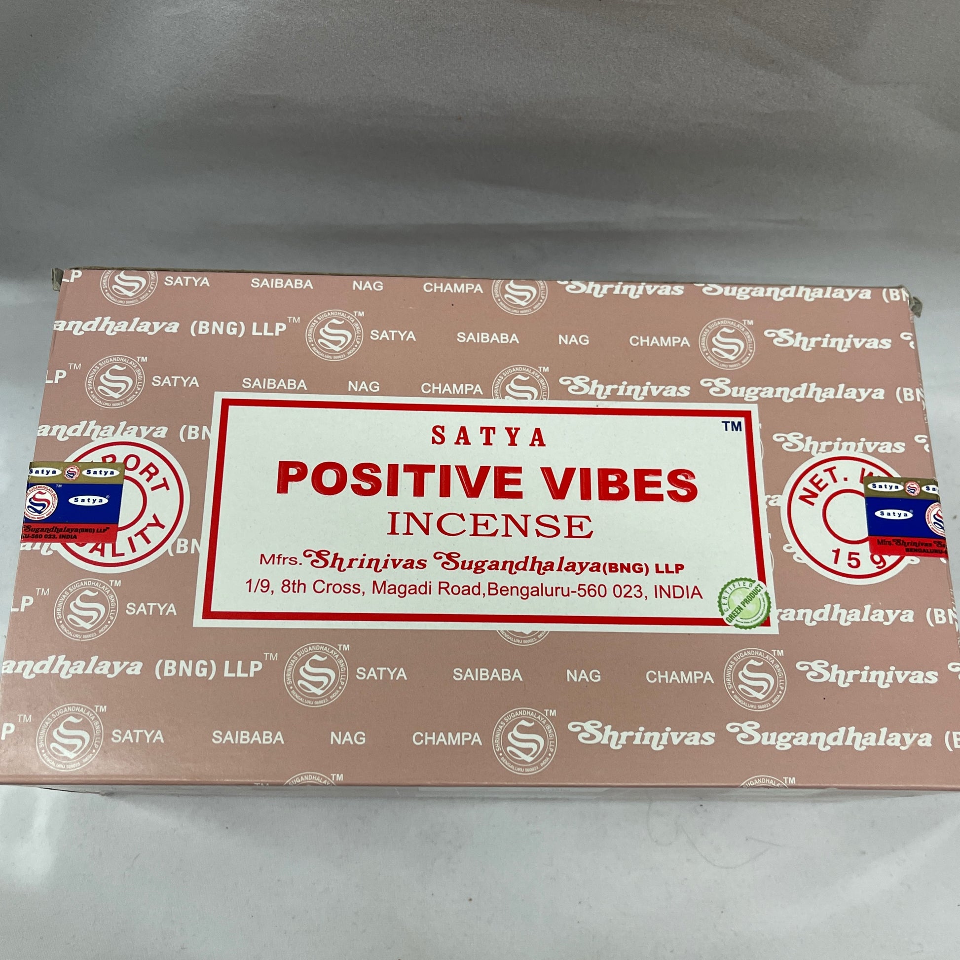 Satya positive vibes incense sticks