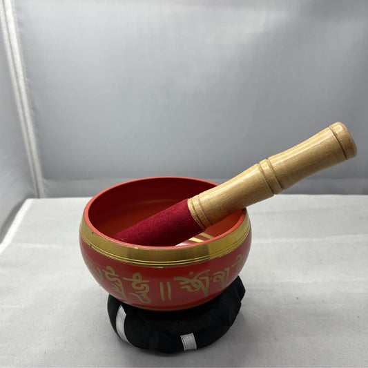 4” Sacral chakra brass singing bowl