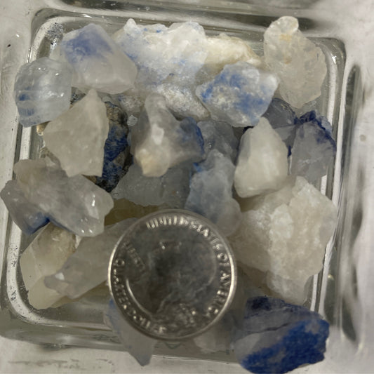 Dumortierite in Quartz