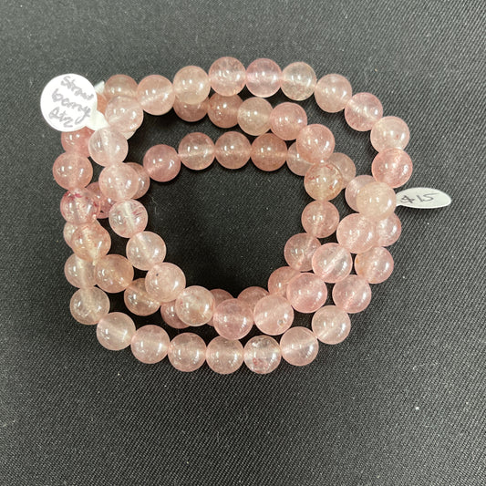 Strawberry Quartz Bracelet