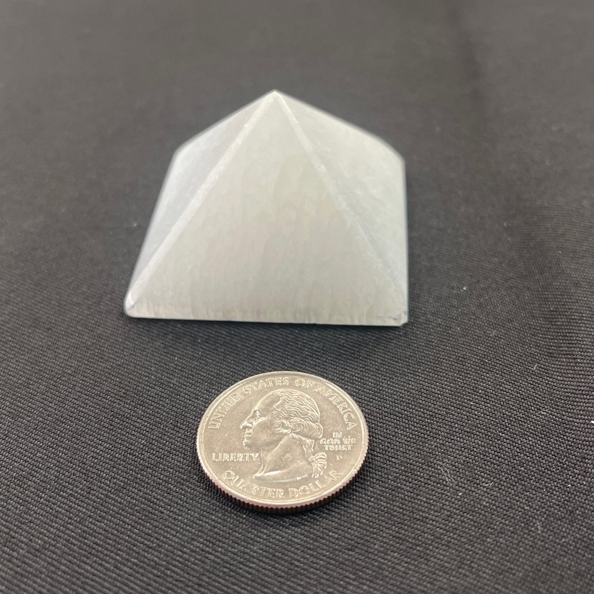 Selenite Pyramid 1.5"