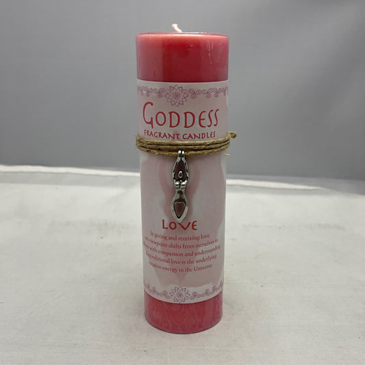 Goddess of love candle