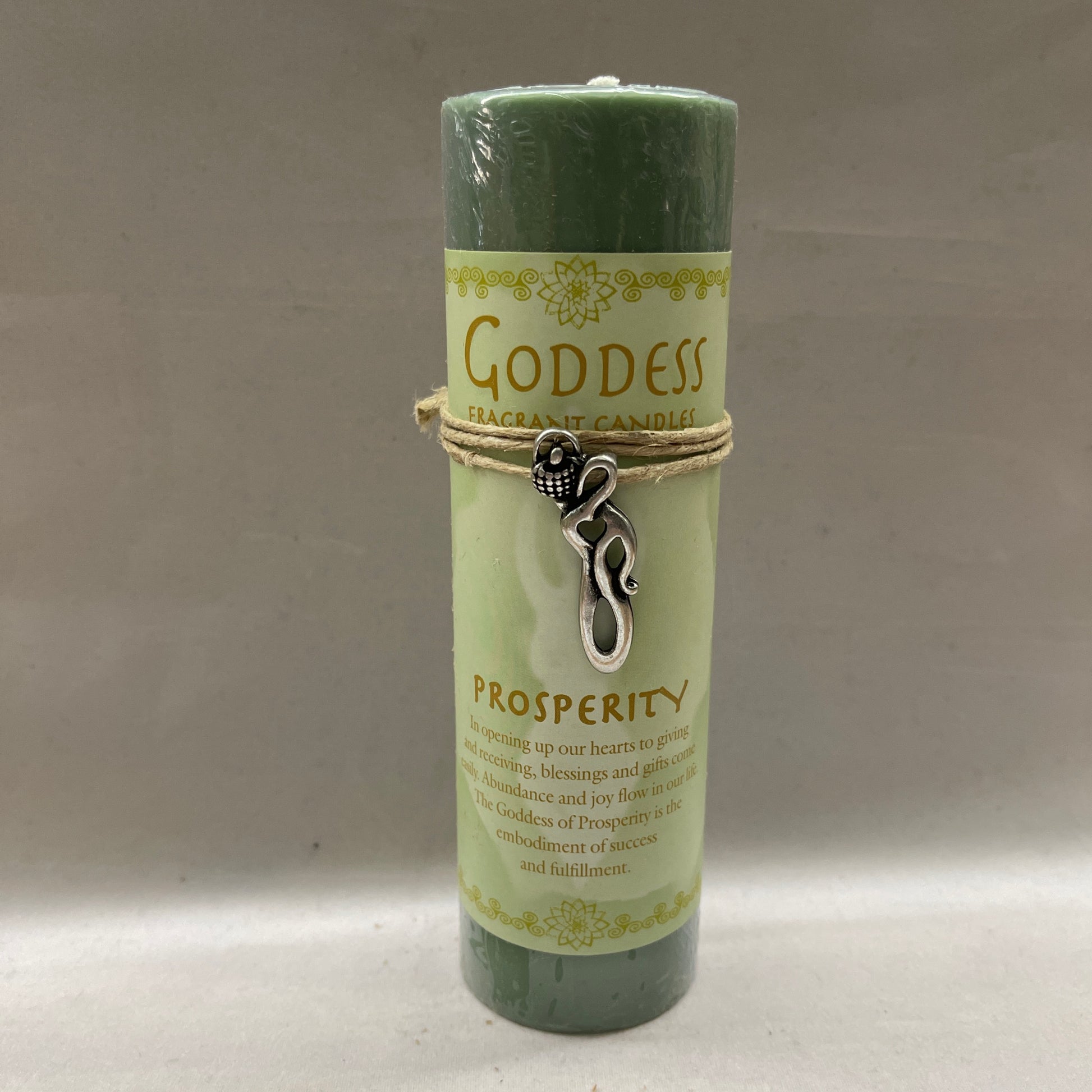 Goddess candle prosperity