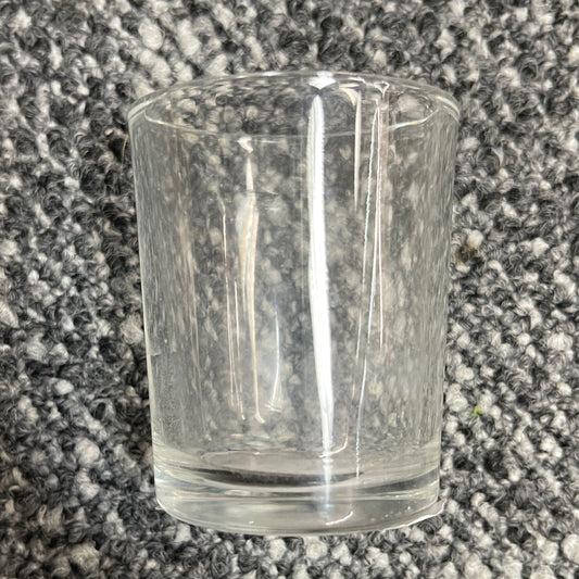 Clear Glass votive candle holder