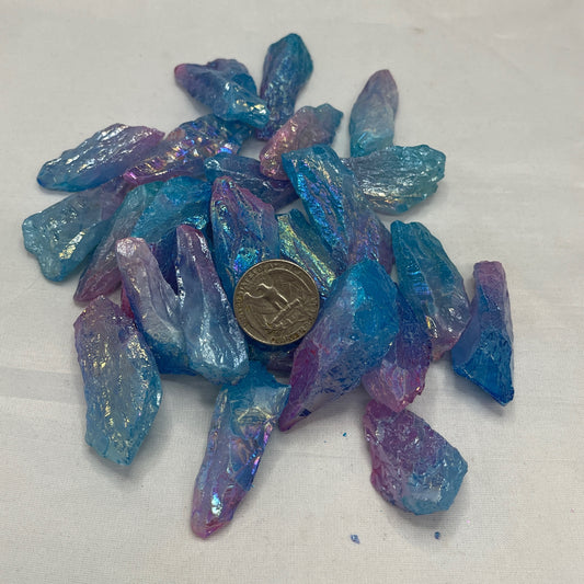 Aqua rose aura quartz large