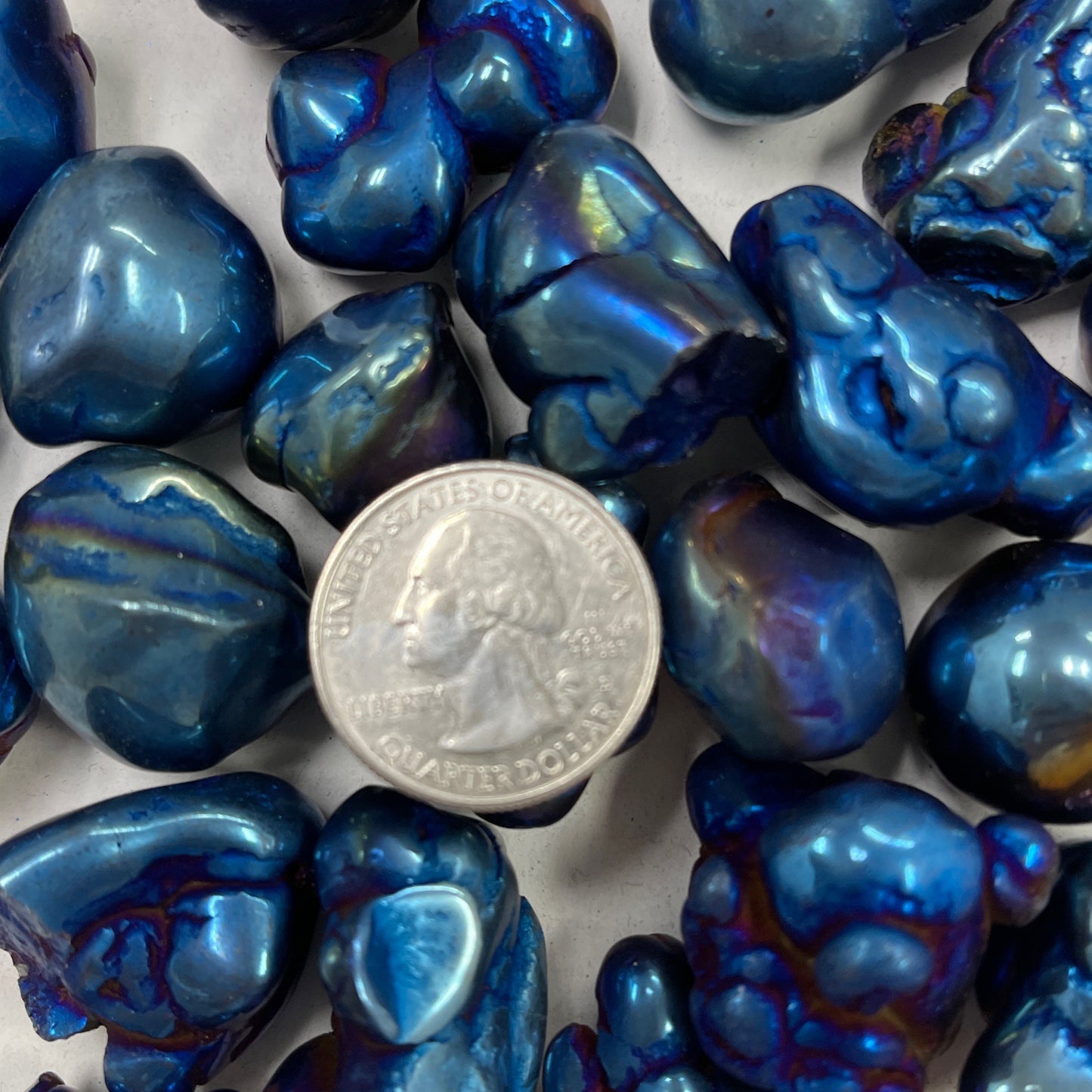 Cobalt buddha stone