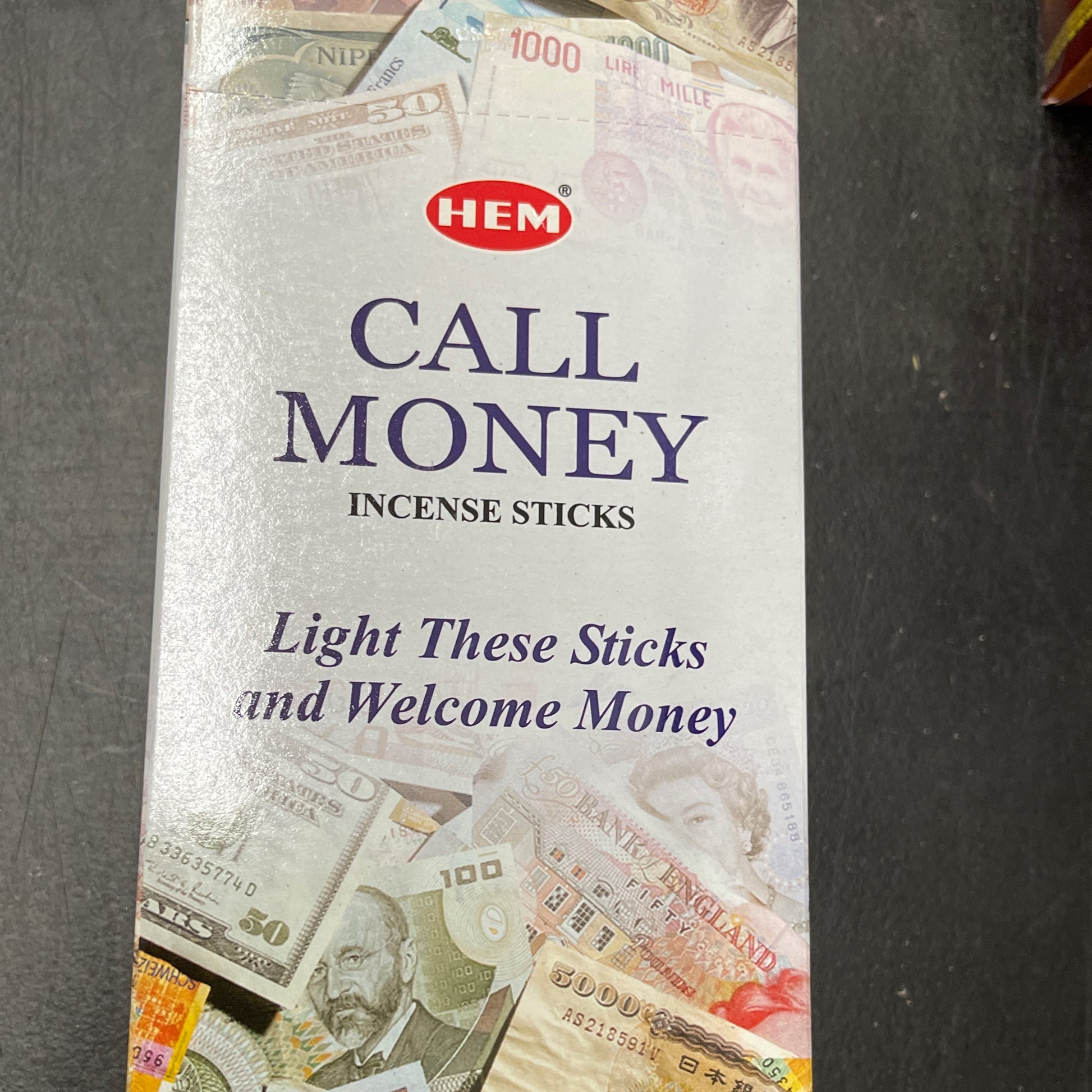 Hem call money incense sticks