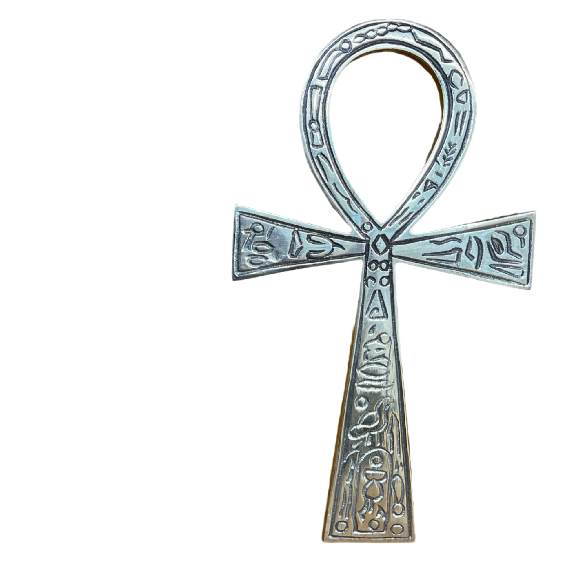 Large brass ankh